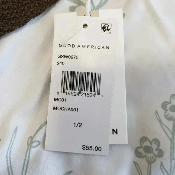 Good American sz 1-2   Small- Medium Mocha Always Fits Tiny Ties Bottom NEW - Picture 5 of 5